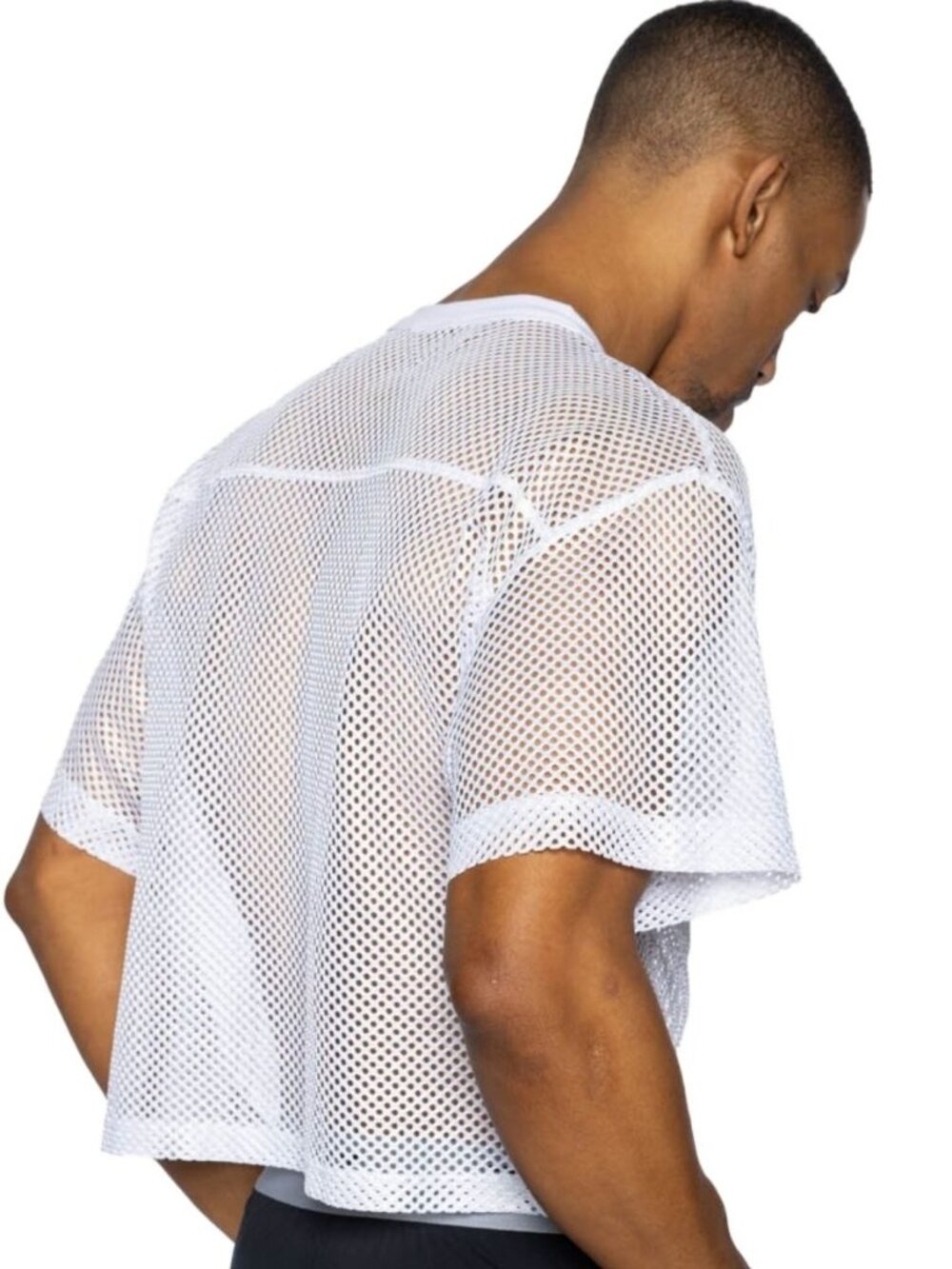 BAM 134 Short Sleeve Practice Jersey White - Picture 3 of 4